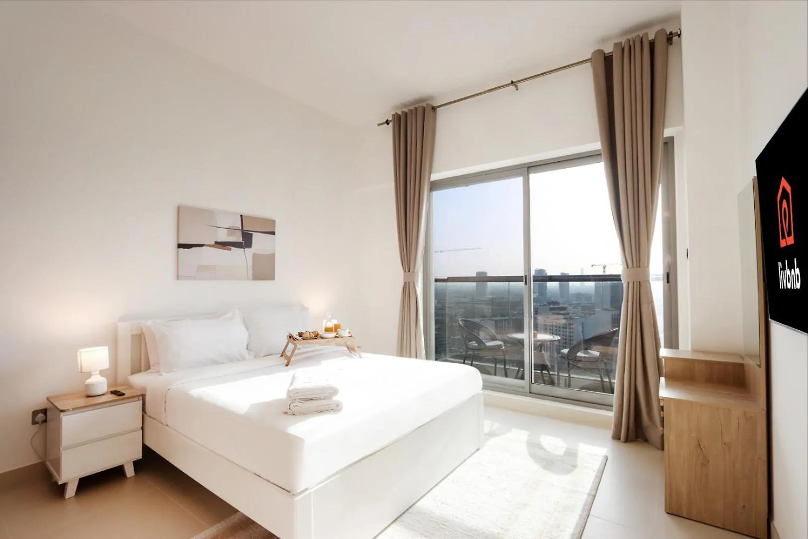 Livbnb - 1B With Sunset View Near Community Circle Park Jvc Dubai