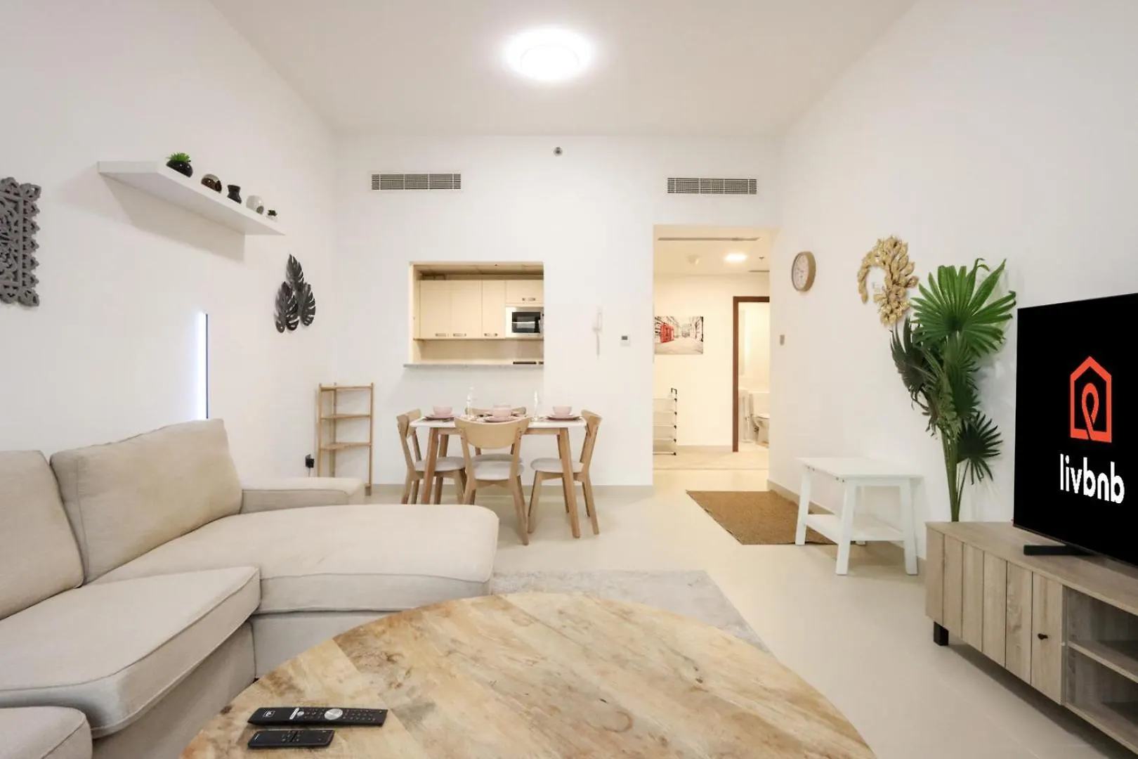 Apartment Livbnb - 1B With Sunset View Near Community Circle Park Jvc Dubai