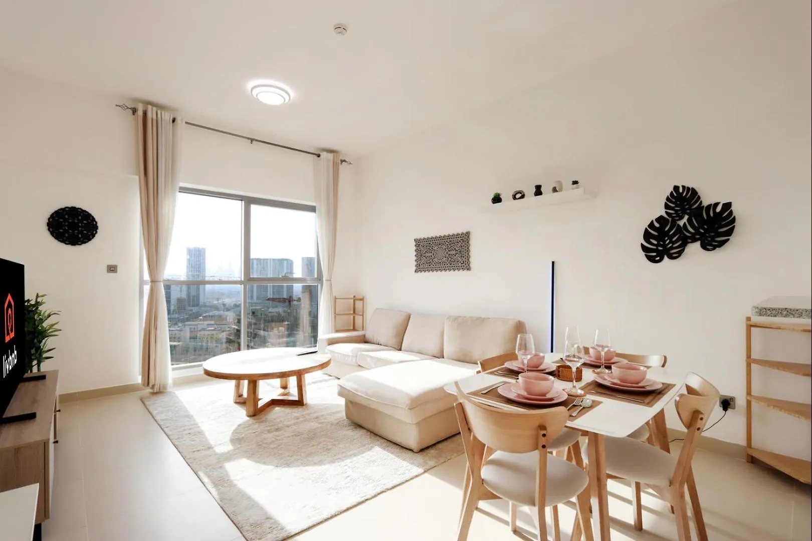Livbnb - 1B With Sunset View Near Community Circle Park Jvc Dubai Apartment
