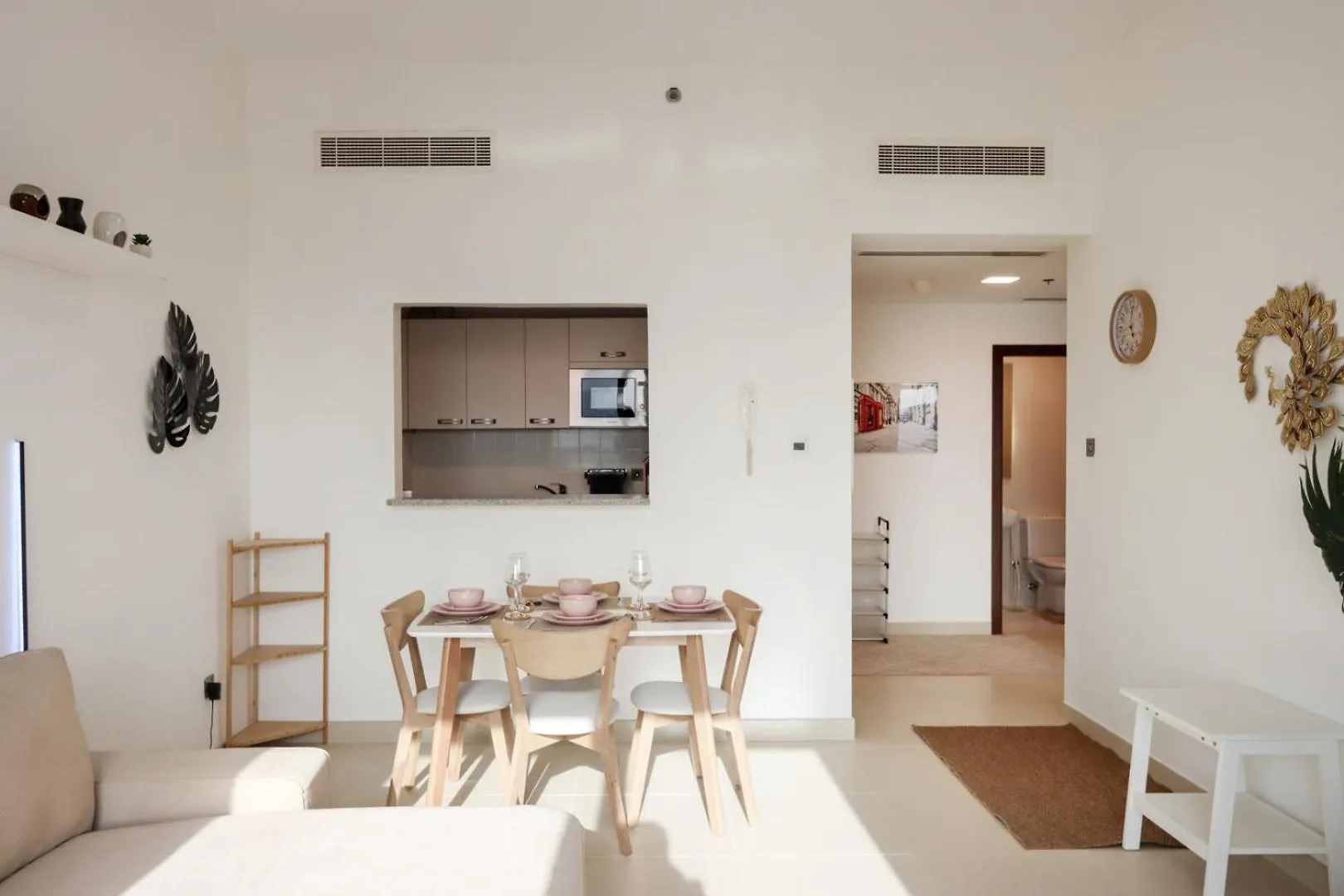 アパート Livbnb - 1B With Sunset View Near Community Circle Park Jvc ドバイ