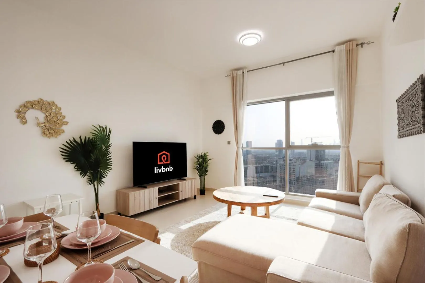 Livbnb - 1B With Sunset View Near Community Circle Park Jvc ドバイ アパート